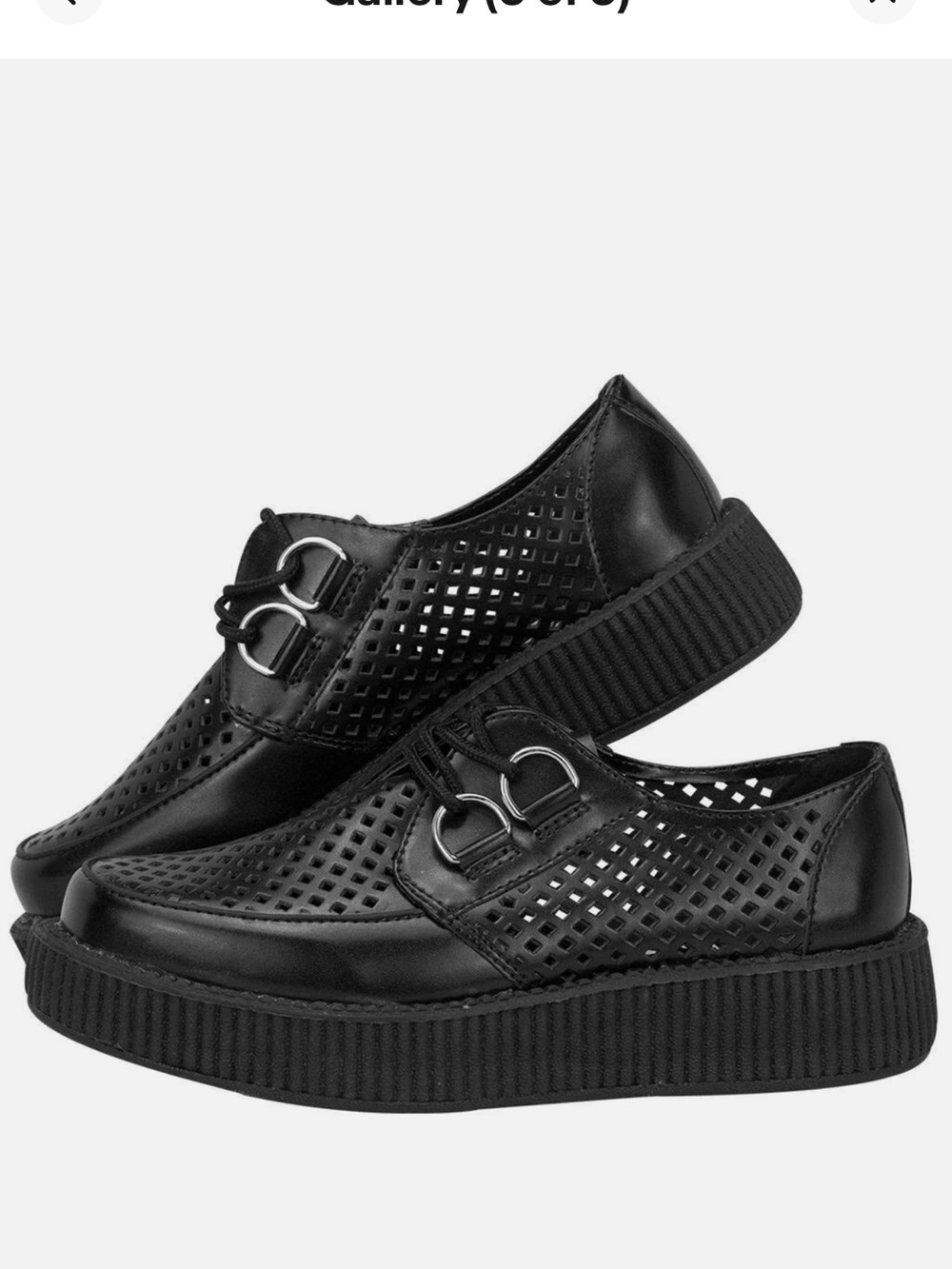 TUK PERFORATED  LEATHER MENS CREEPERS -Used MENS SIZE 12